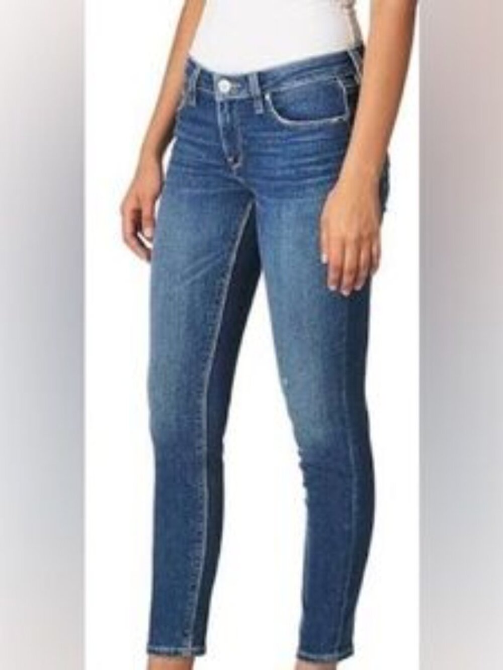 Hudson Krista Low-Rise Super Skinny Jean Dark Wash Blue size 29